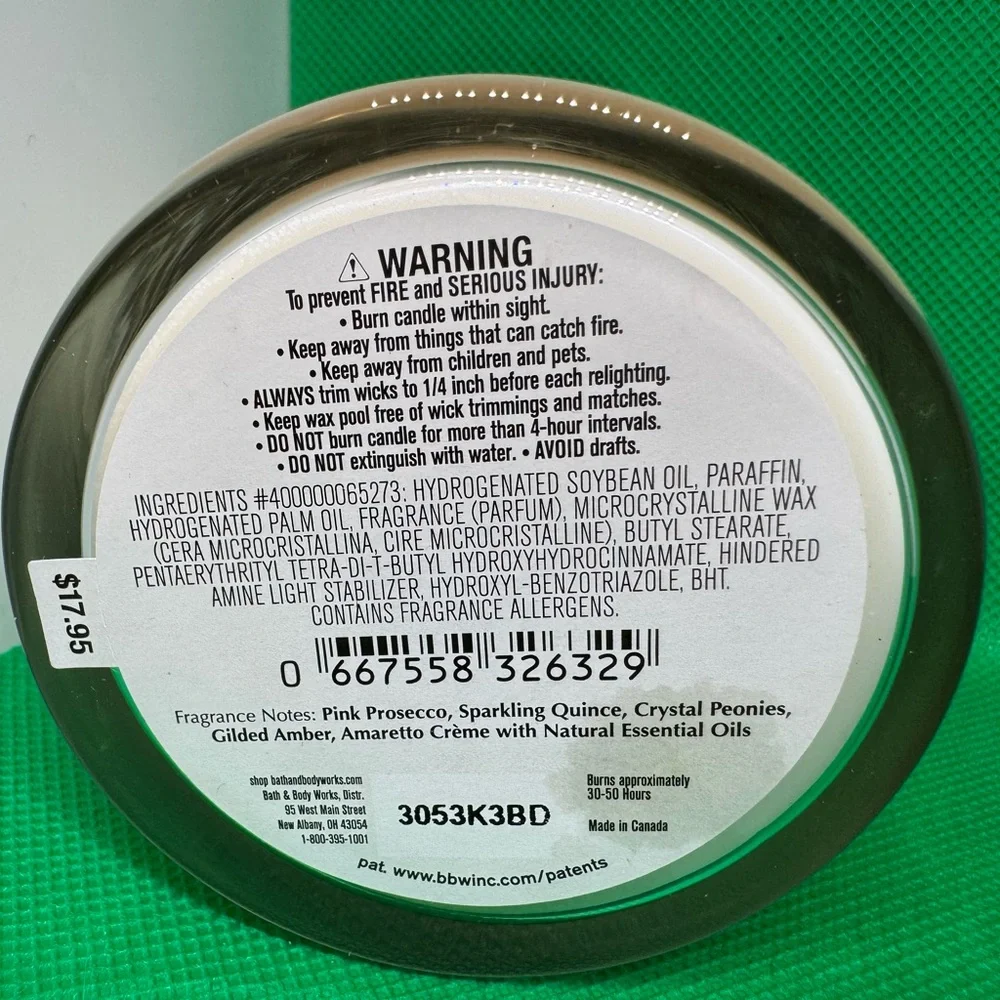 Bath & Body Works Love You Mom Candle - Single Wick NEW - Picture 3 of 3